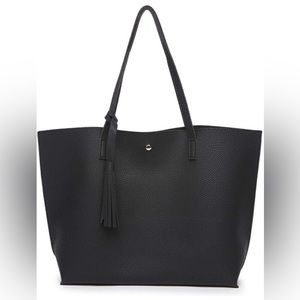 EUC , large black tote bag